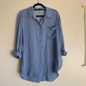 Free People Button Up Shirt